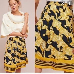 Anthropologie Maeve Jade Horse Skirt